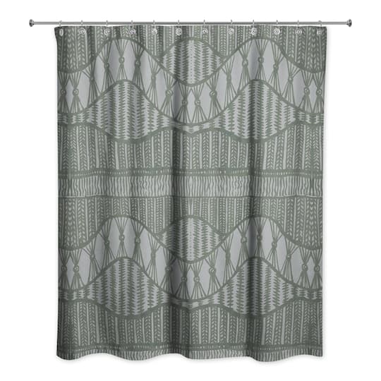 Lace Pattern Shower Curtain
